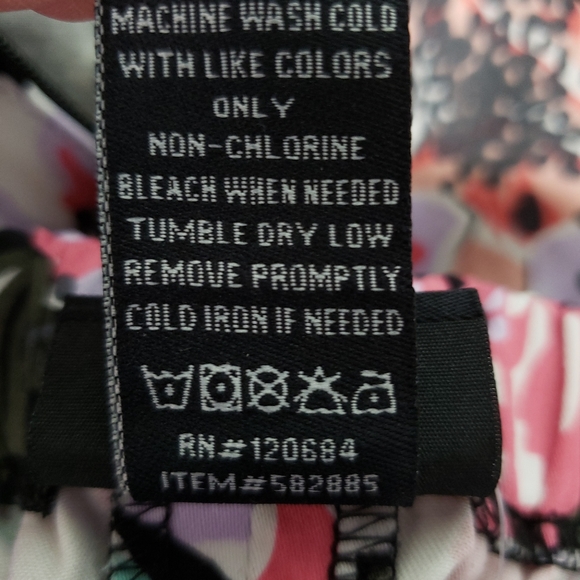 Torrid Floral Print Tube Strapless Top 2 - Picture 6 of 9